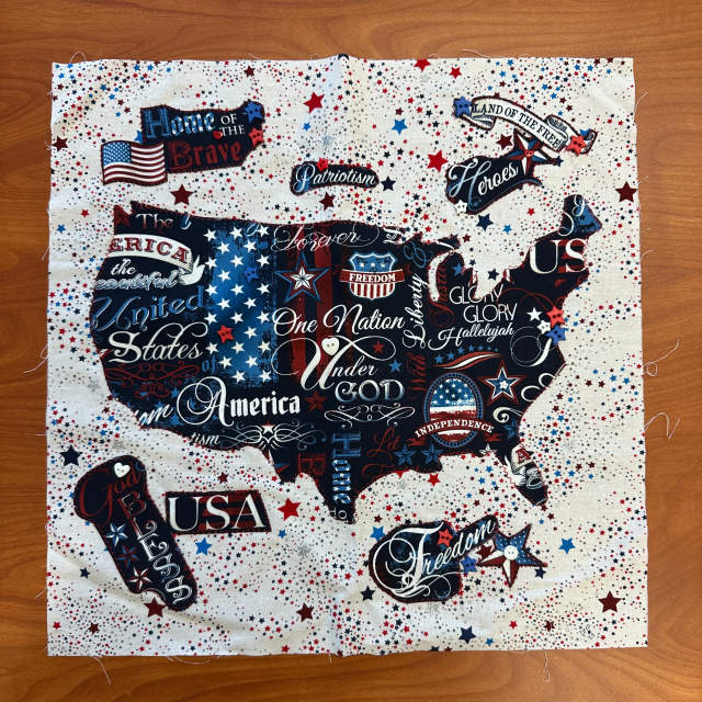 Quilt square for the Great American Birthday Quilt.