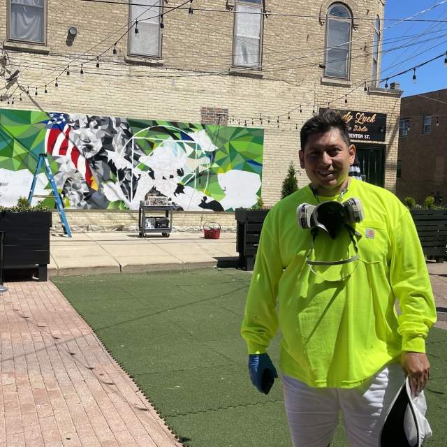 Artist up for ‘awesome adventure’: Mauricio Ramirez of Chicago wins commission for Benton Street mural