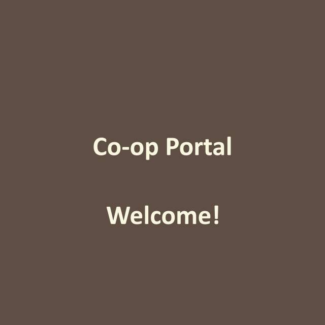 Co Op Portal, Welcome!