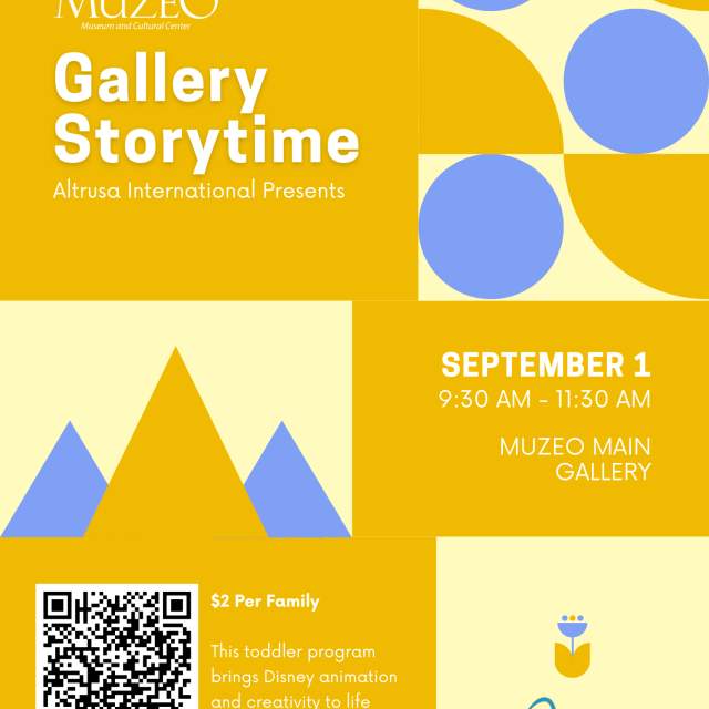 Muzeo's Gallery Storytime 9/1