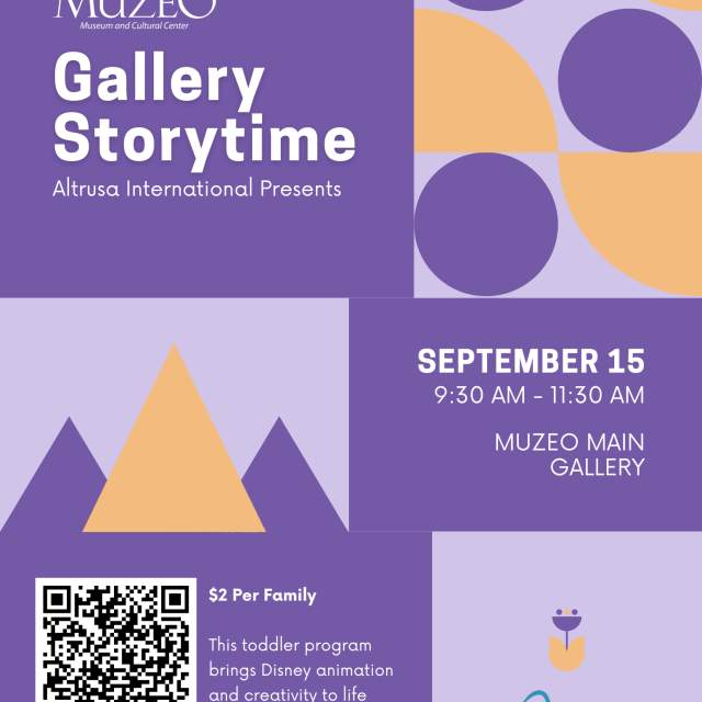 Muzeo's Gallery Storytime 9/15