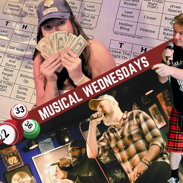 Musical Wednesdays with Musical Bingo and Kilted Karaoke!