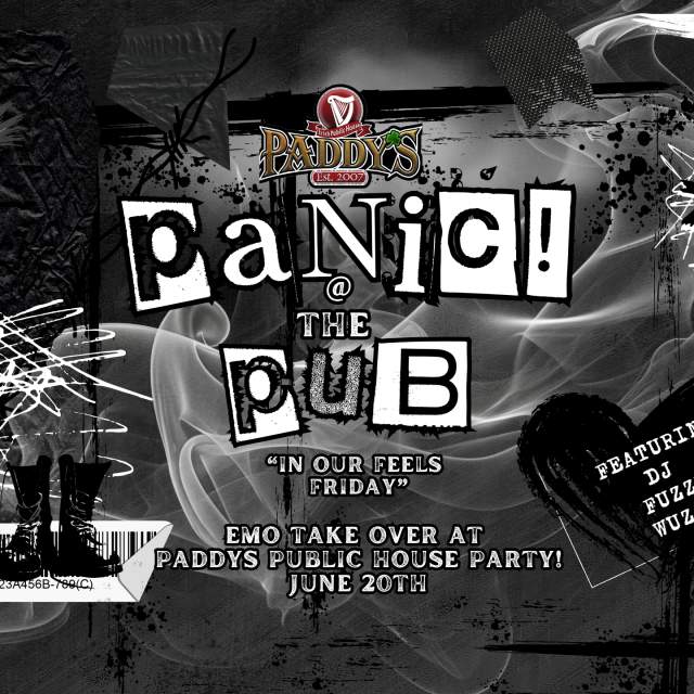 Panic in the Pub &#8211; EMO Night