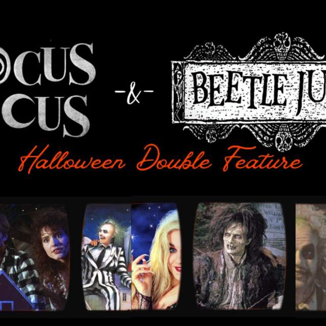 Hocus Pocus and Beetlejuice movie night