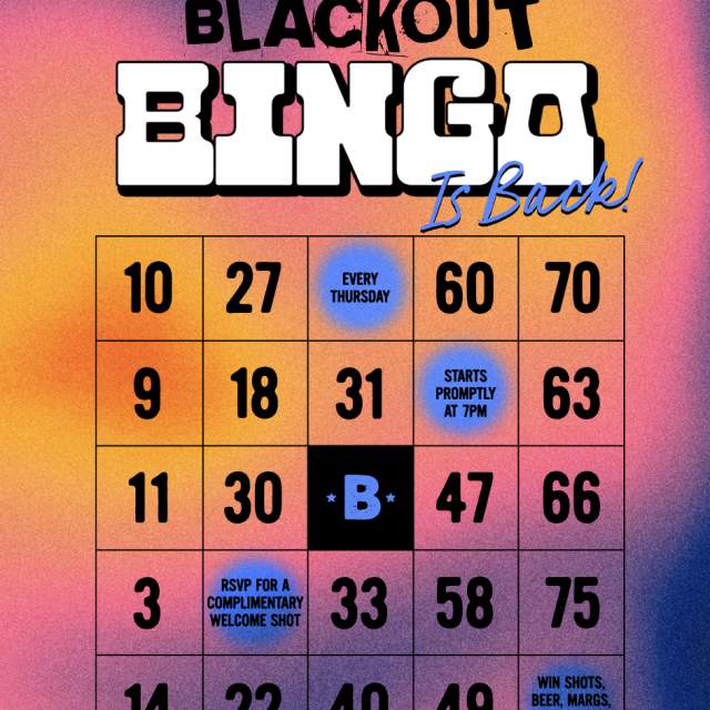 Black Out Bingo