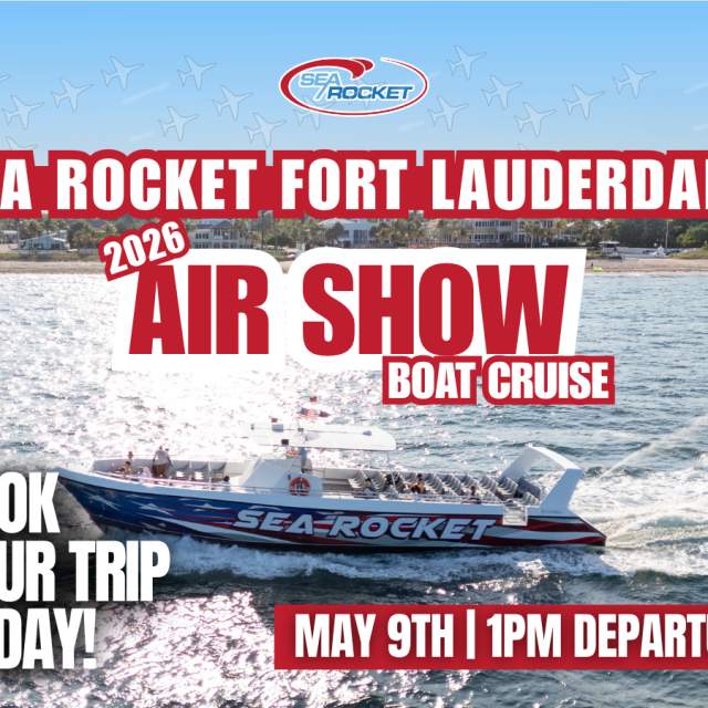 Air Show Boat Cruise on the Sea Rocket