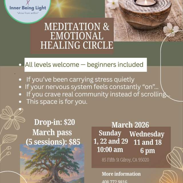 Meditation and emotional healing circle