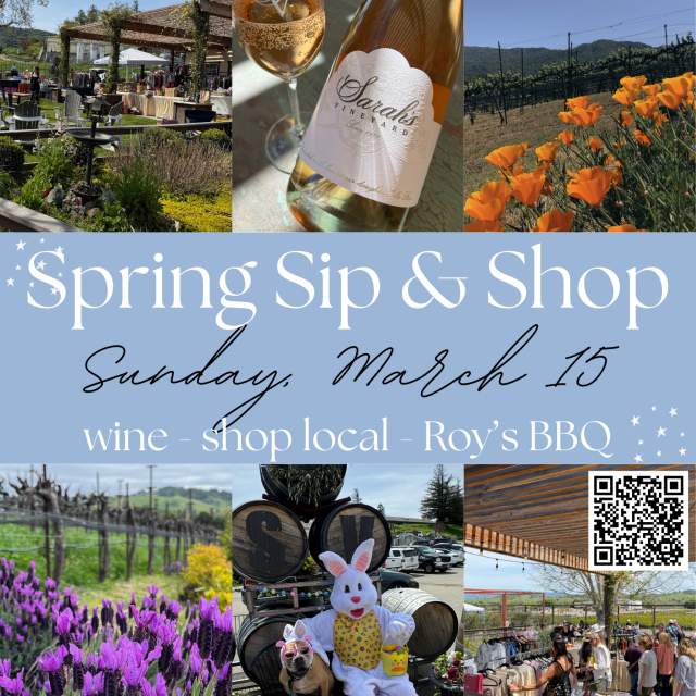 Sarah's Vineyard Spring Sip & Shop
