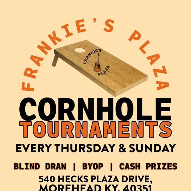 Cornhole Tournament at Frankie's Plaza
