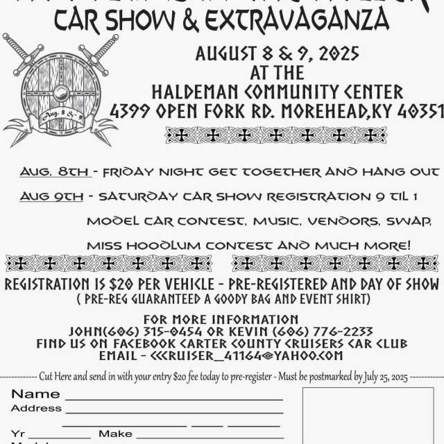 Hoodlums in the Holler Car Show & Extravaganza