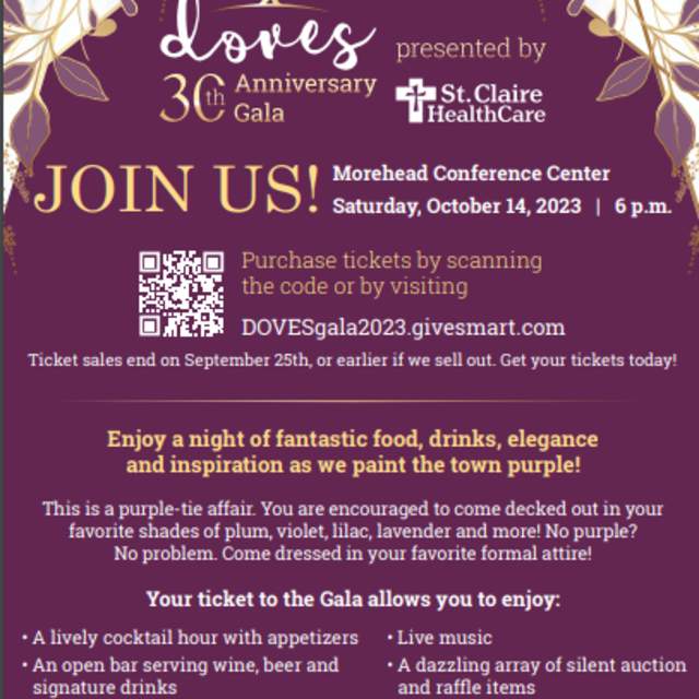 DOVES 30th Annivesary Gala
