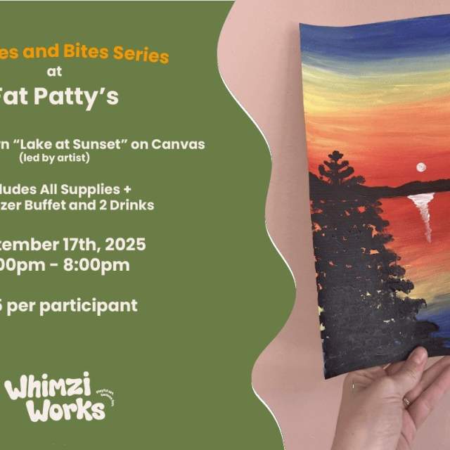 Brushes and Bites Series at Fat Patty's