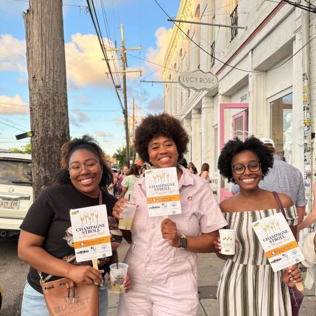 Champagne Stroll on Magazine Street