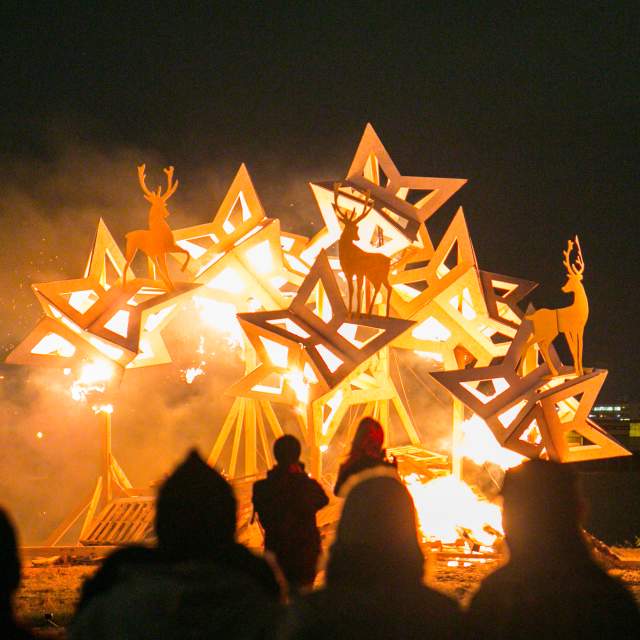 Algiers Bonfire & Concert