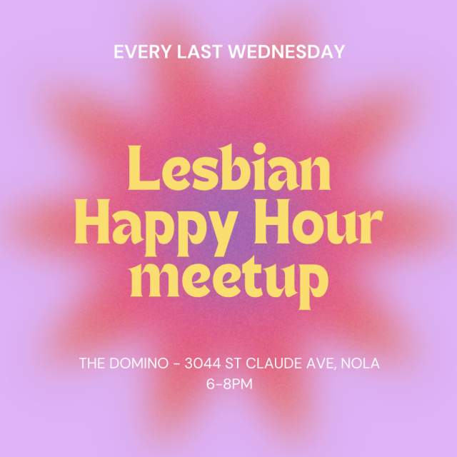 NOLA Sapphics monthly Happy Hour meetup