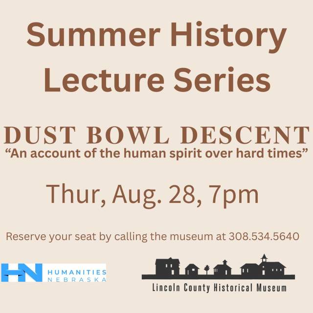 Summer History Lecture Series: Dust Bowl Descent