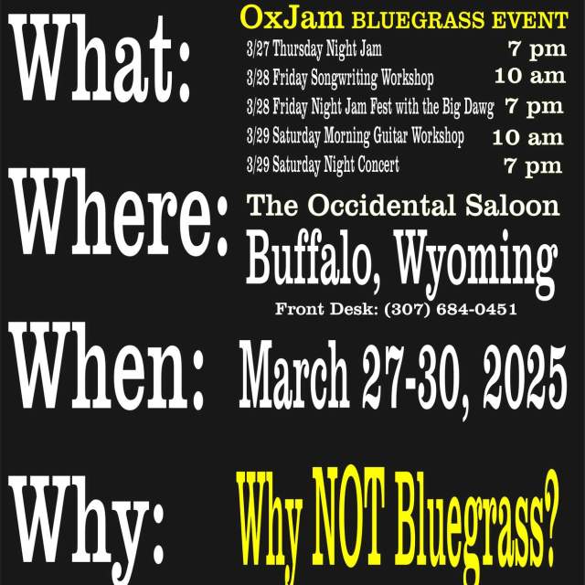 OxJam Bluegrass Event