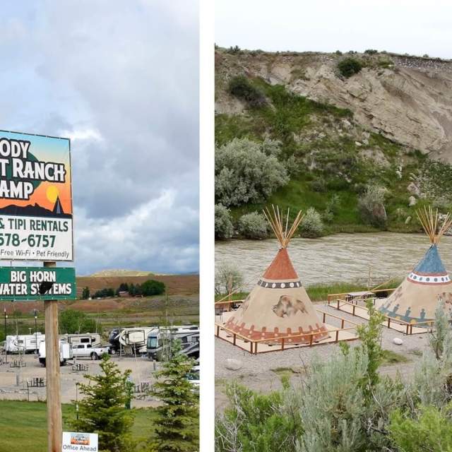 Cody Trout Ranch Camp - RV, Tipi, and Sheep Wagon Camping