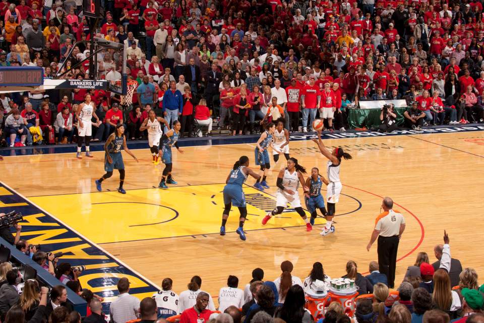 The WNBA's Indiana Fever play at Gainbridge Fieldhouse