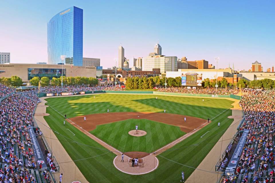 The Indianapolis Indians play home games at Victory Field