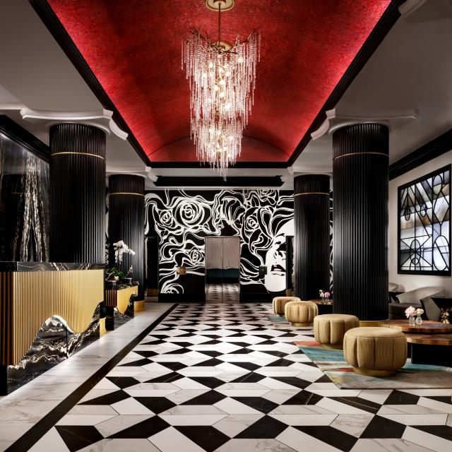 Lobby at Grand Bohemian Hotel Orlando