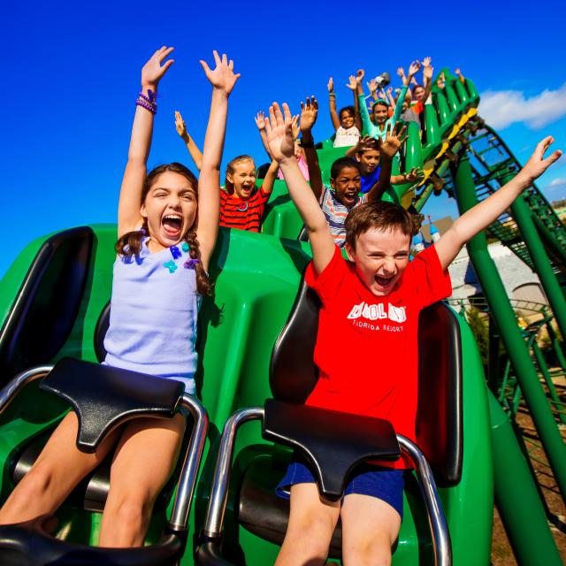 LEGOLAND® Florida Resort children on dragon ride