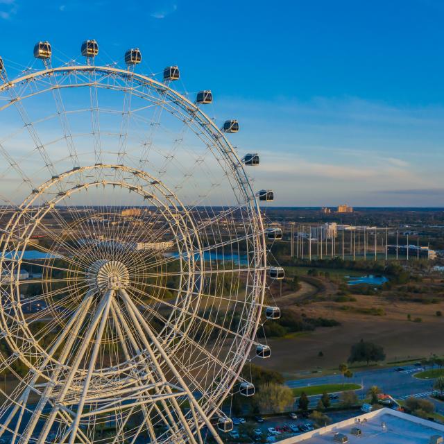 The Wheel during the day with surrounding area