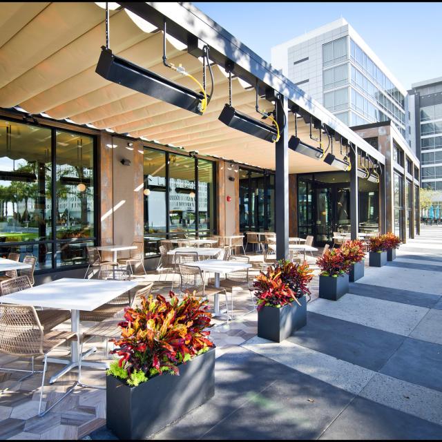 Chroma Modern Bar + Kitchen patio