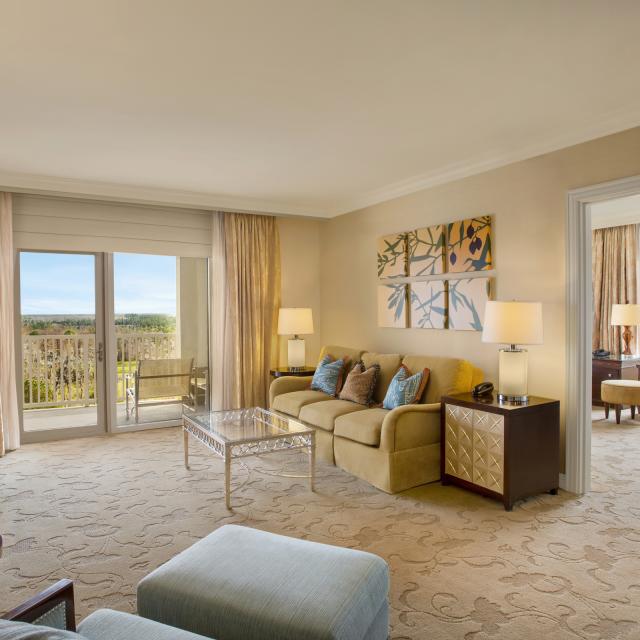 Waldorf Astoria Orlando suite  living room