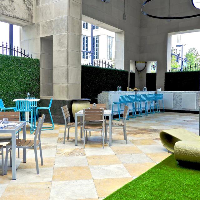 DoveCote Restaurant exterior seating