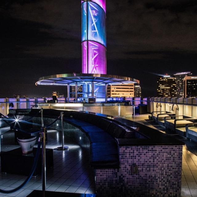 One80 Skytop Lounge outdoor terrace