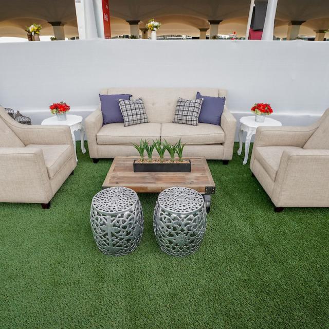 CORT Events event seating on turf