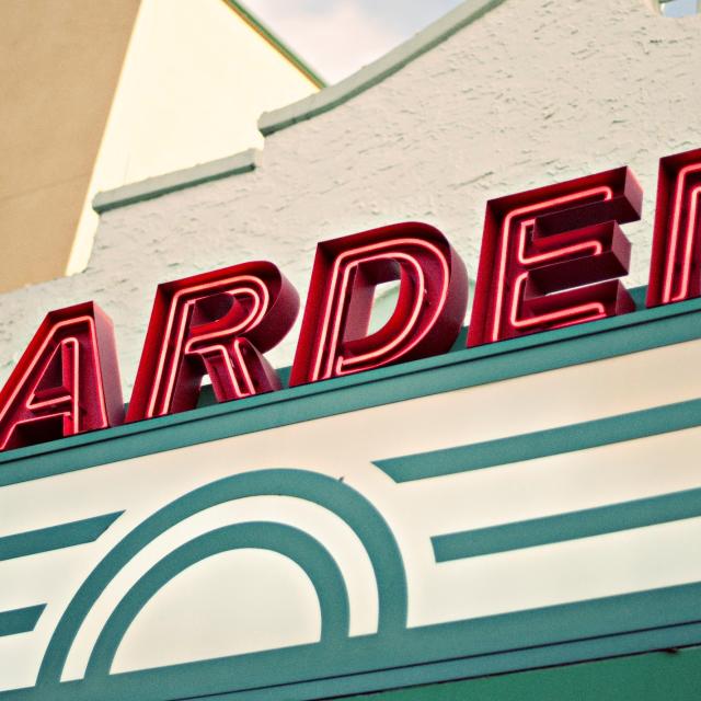 Garden Theatre marquee