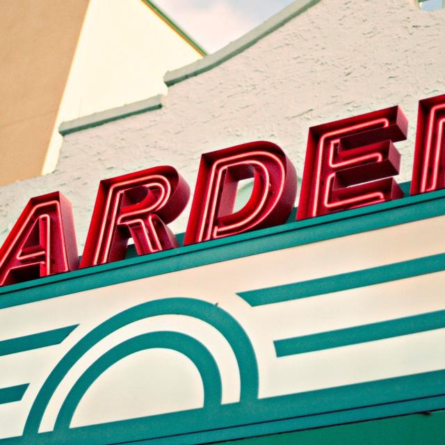 Garden Theatre marquee