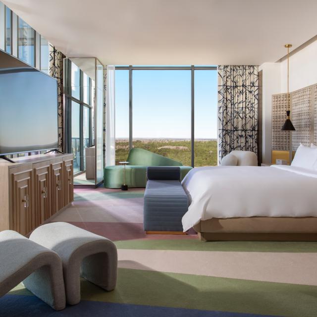 Lake Nona Wave Hotel penthouse bedroom