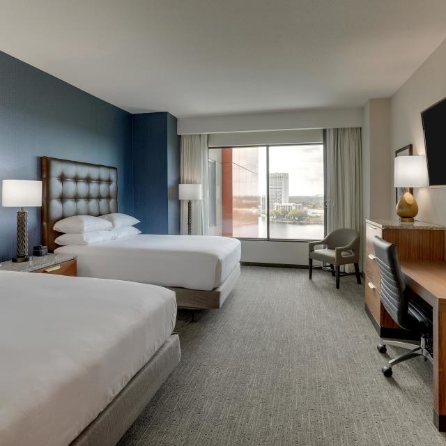 Double queen room at Drury Plaza Hotel Orlando