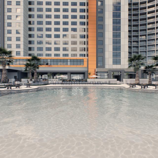 Drury Plaza Hotel Orlando Lake Buena Vista swimming pool rendering