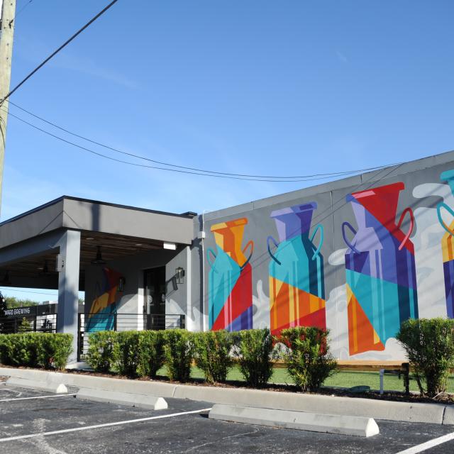 Orlando Main Streets milk house mural