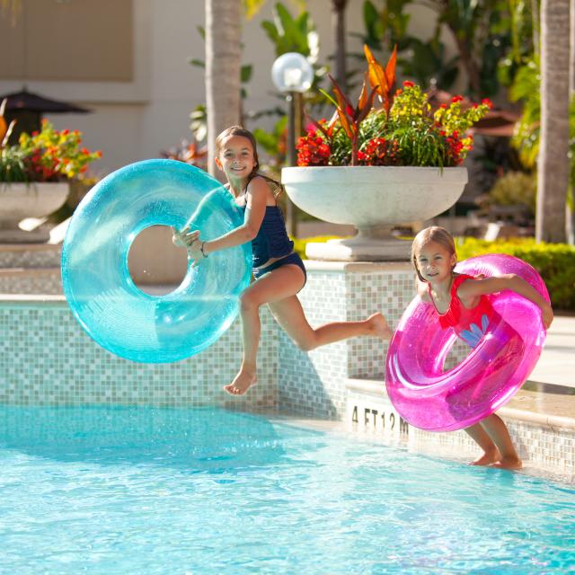 Hilton Orlando Lake Buena Vista pool kids