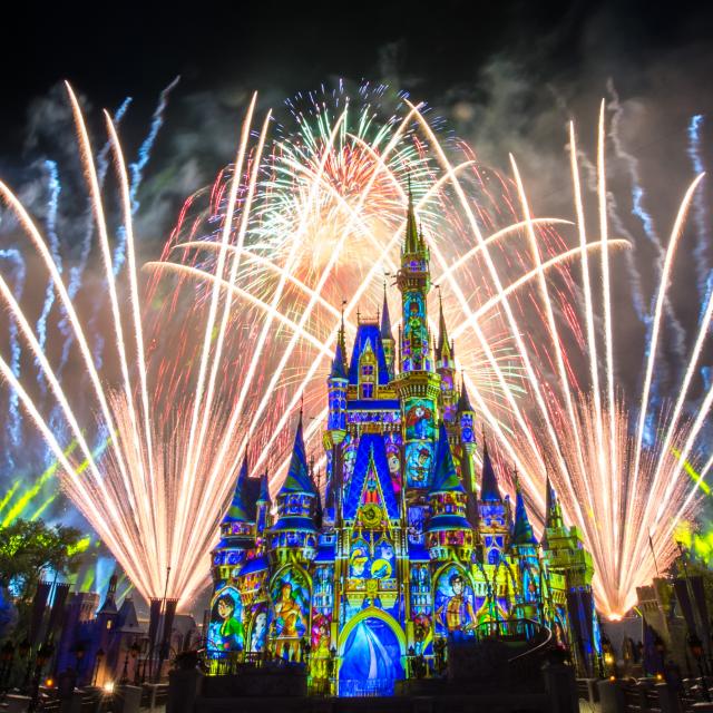 Happily Ever After fireworks show at Walt Disney World's Magic Kingdom Park