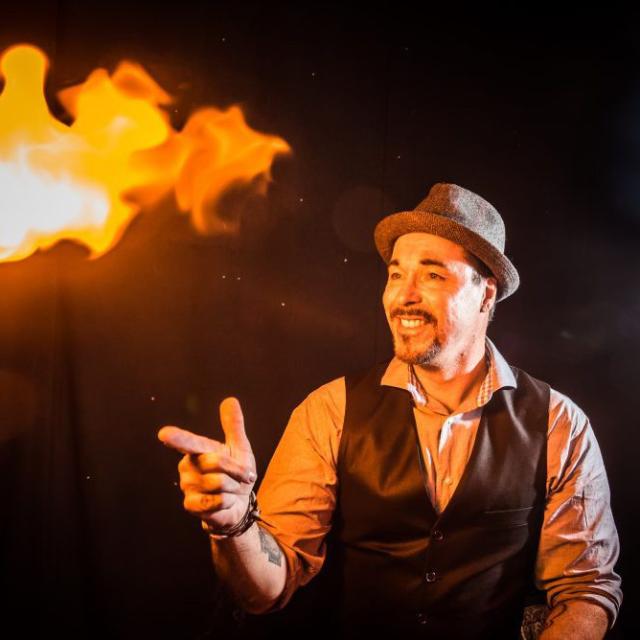 The Outta Control Magic Comedy Dinner Show magic trick