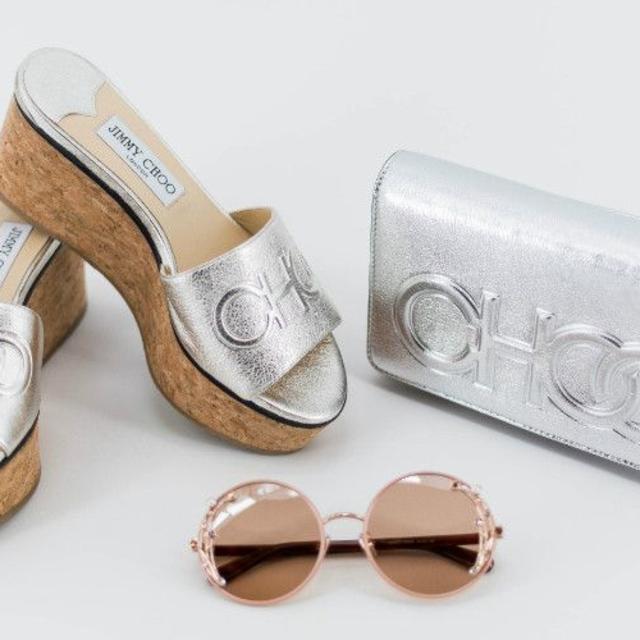 Jimmy Choo shoes, bag and sunglasses at at the Mall at Millenia