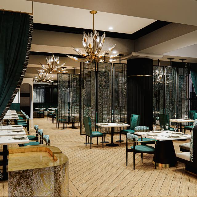 Grand Bohemian Hotel Orlando restaurant rendering