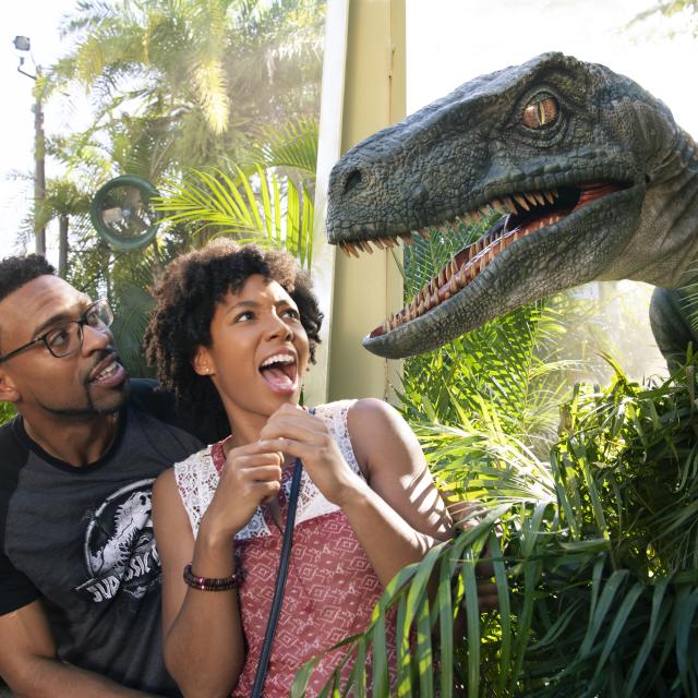 Jurassic Park Raptor Encounter at Islands of Adventure in Universal Studios Florida