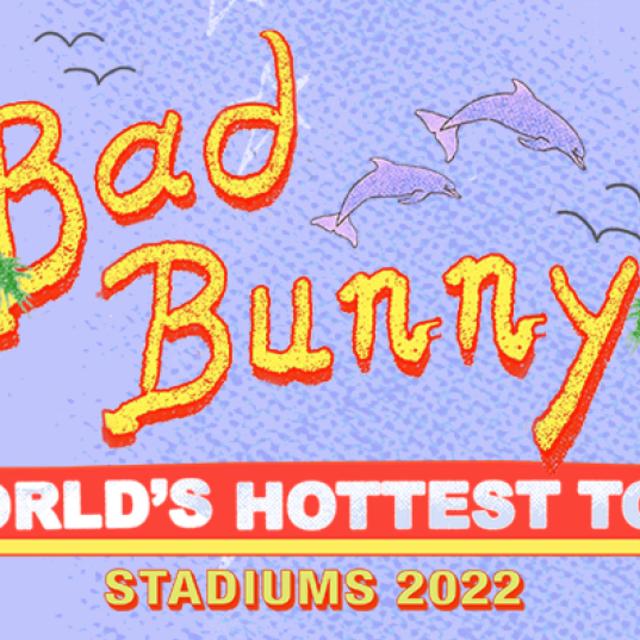 Bad Bunny concert graphics