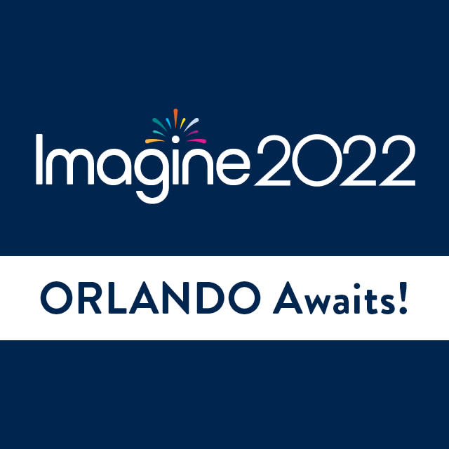 Imagine 2022 Orlando Awaits! trade website header