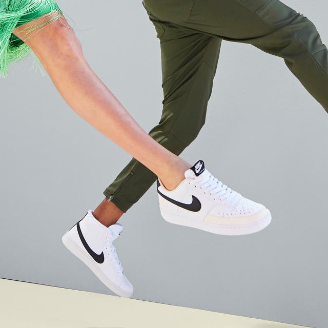 famous footwear white nikes