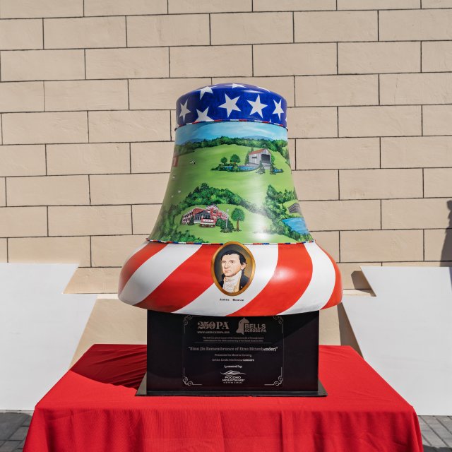 Unveiling of the America250PA bell in Stroudsburg, PA