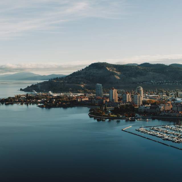 Downtown Kelowna (Aerial) (2)