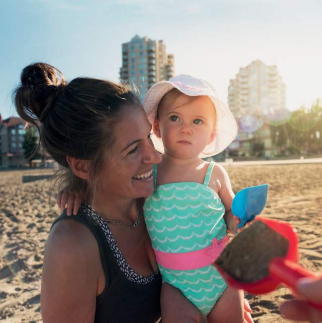 Family at the Beach